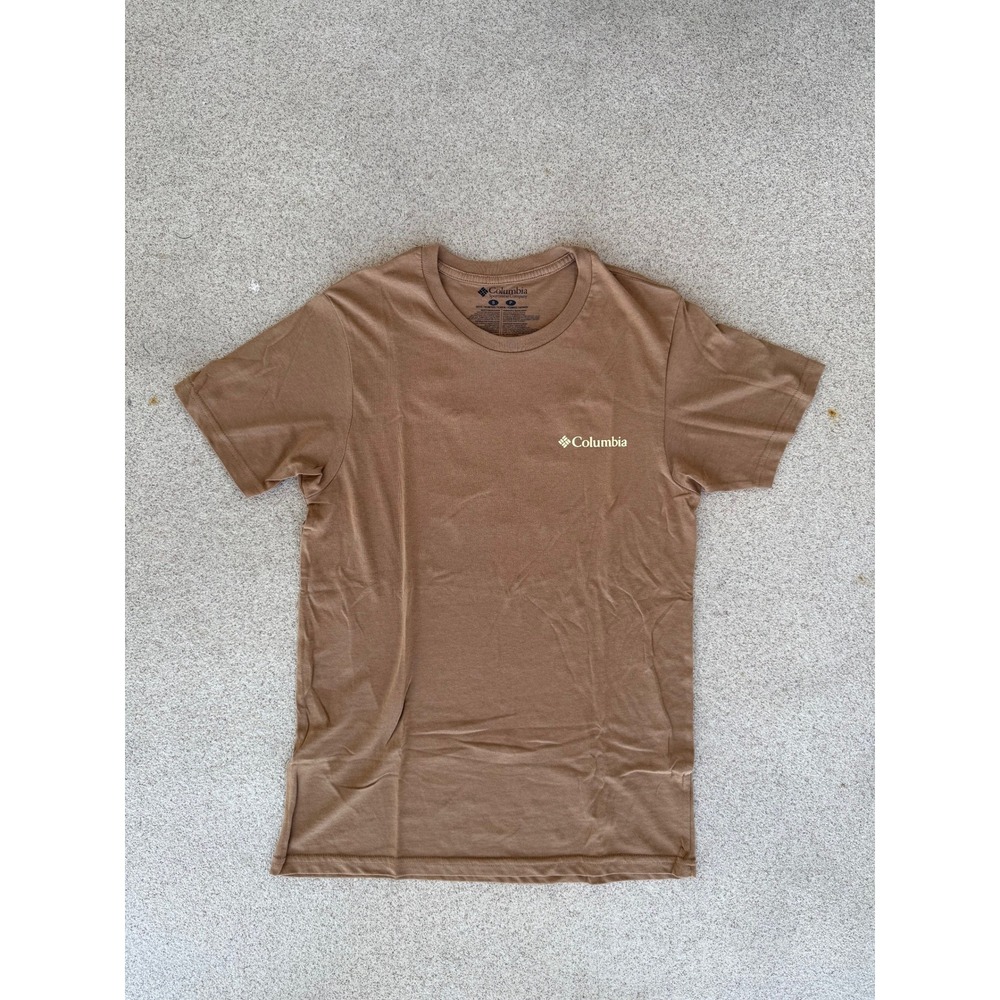 Columbia Sportswear Mens Small T-Shirt - Brown Bear Graphic Tee
